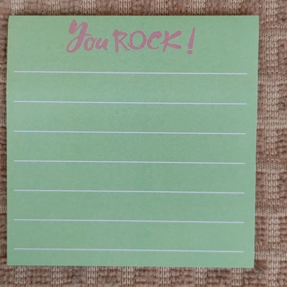 Colorful Appreciation Motivational Notepads Set of 6